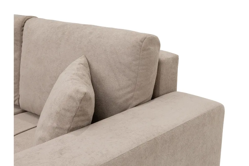 Flo Bäddsoffa Dubbeldivan 4-sits - Grå - Products - Möbler - Soffa - Bäddsoffa - U bäddsoffa