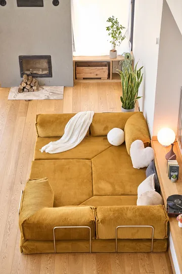 Jenor 4-sits Hörnbäddsoffa - Products - Möbler - Soffa - Bäddsoffa - Hörnbäddsoffa