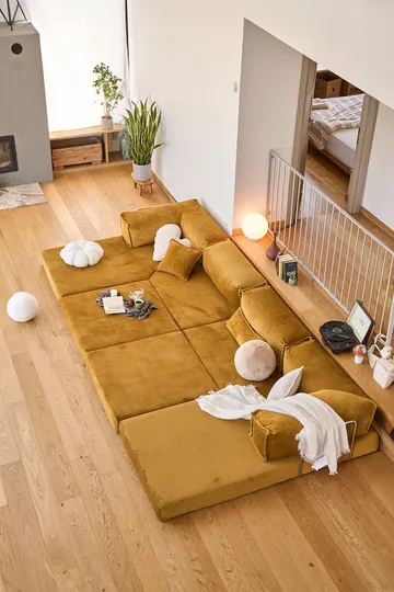 Jenor 4-sits Hörnbäddsoffa - Products - Möbler - Soffa - Bäddsoffa - Hörnbäddsoffa