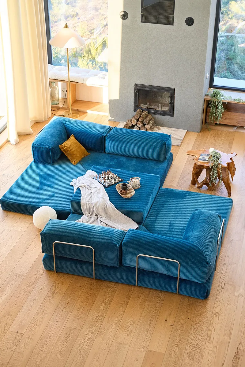 Jenor 4-sits Hörnbäddsoffa - Products - Möbler - Soffa - Bäddsoffa - Hörnbäddsoffa