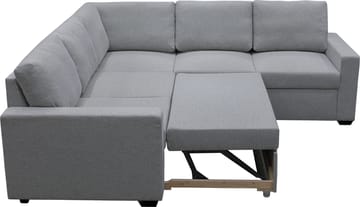 Hörnsoffa med bäddfunktion och förvaring - Grå - Products - Möbler - Soffa - Bäddsoffa - Hörnbäddsoffa