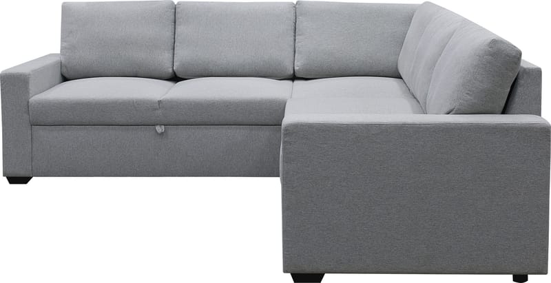 Hörnsoffa med bäddfunktion och förvaring - Grå - Products - Möbler - Soffa - Bäddsoffa - Hörnbäddsoffa