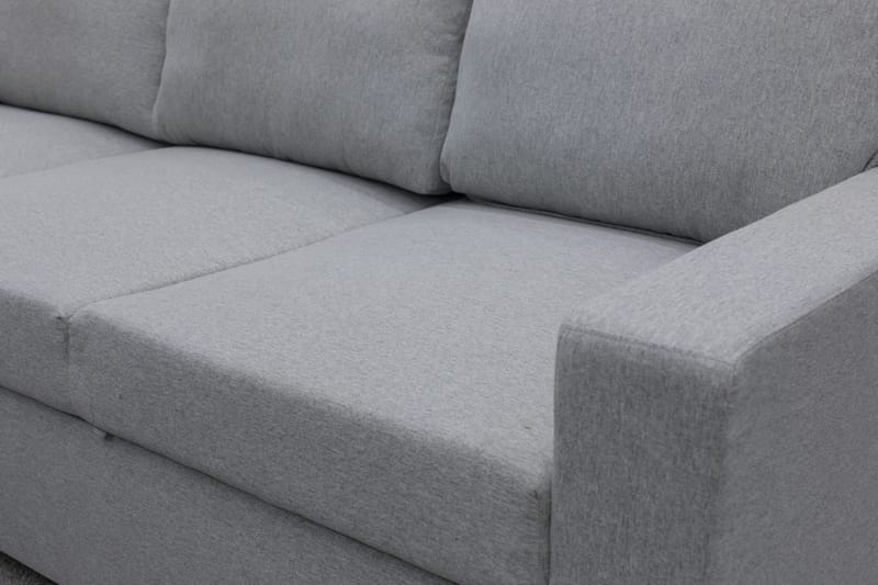 Hörnsoffa med bäddfunktion och förvaring - Grå - Products - Möbler - Soffa - Bäddsoffa - Hörnbäddsoffa