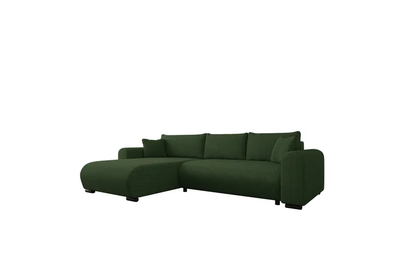 Handda Bäddsoffa med Divan 3-sits i Manchester, Grön