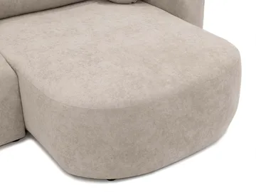 Hanish Bäddsoffa Dubbeldivan 5-sits - Grå - Products - Möbler - Soffa - Bäddsoffa - U bäddsoffa