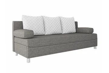 Kintore 2-sits Bäddsoffa Light grey/Dark grey - Products - Möbler - Soffa - Bäddsoffa - Bäddsoffa längsbäddad