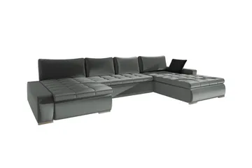 Kintore 4-sits Hörnbäddsoffa Dark grey - Products - Möbler - Soffa - Bäddsoffa - U bäddsoffa