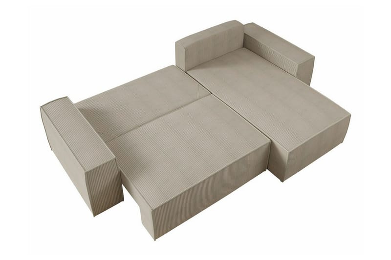 Knocklong 3-sits Hörnbäddsoffa - Cream - Products - Möbler - Soffa - Bäddsoffa - Bäddsoffa divan