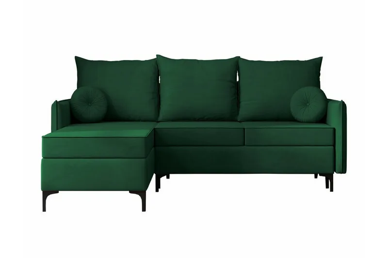 Knocklong 3-sits Hörnbäddsoffa, Grön