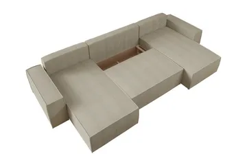 Knocklong 4-sits Hörnbäddsoffa - Blå - Products - Möbler - Soffa - Bäddsoffa - Hörnbäddsoffa