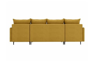 Knocklong 4-sits Hörnbäddsoffa - Gul - Products - Möbler - Soffa - Bäddsoffa - Hörnbäddsoffa