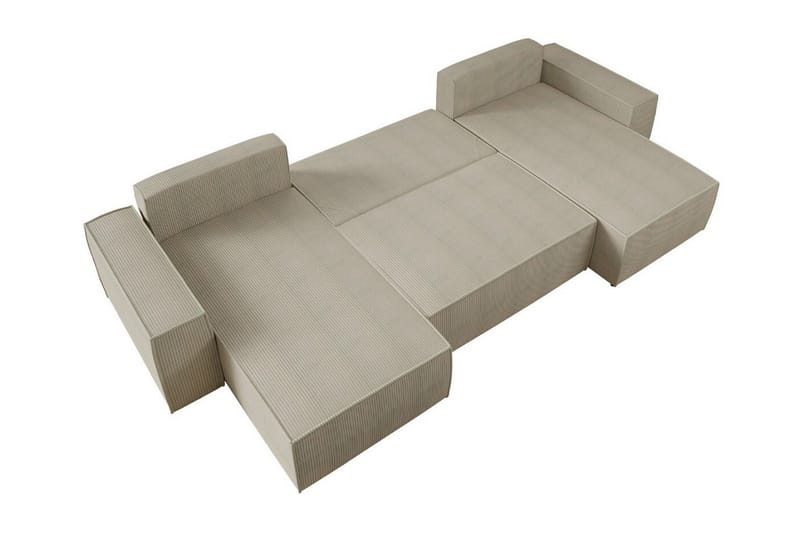 Knocklong 4-sits Hörnbäddsoffa - Rosa - Products - Möbler - Soffa - Bäddsoffa - Hörnbäddsoffa