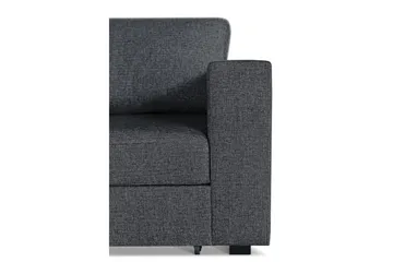 Leo Bäddsoffa 3-sits med Schäslong Vänster - Mörkgrå - Products - Möbler - Soffa - Bäddsoffa - Bäddsoffa divan