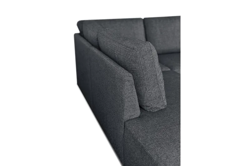 Leo Bäddsoffa 3-sits med Schäslong Vänster - Mörkgrå - Products - Möbler - Soffa - Bäddsoffa - Bäddsoffa divan