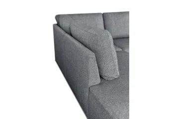 Leo Bäddsoffa 3-sits med Schäslong Vänster - Mellangrå - Products - Möbler - Soffa - Bäddsoffa - Bäddsoffa divan