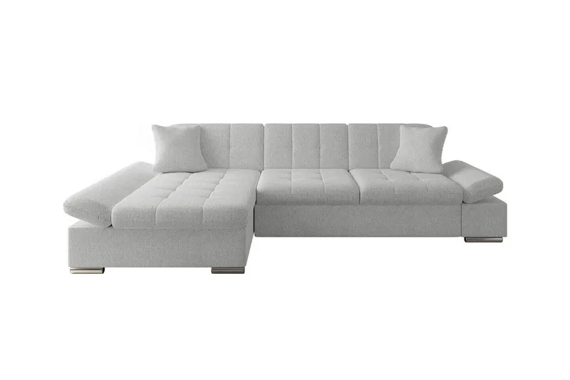 Lomux 3-sits Hörnbäddsoffa White