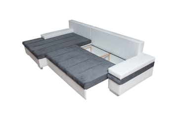 Naoma 4-sits Bäddsoffa Vänster - Blå - Products - Möbler - Soffa - Bäddsoffa - Bäddsoffa divan