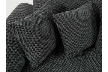 Niko U-Bäddsoffa 350x205x76 cm Divan Vänster - Grå - Products - Möbler - Soffa - Bäddsoffa - Bäddsoffa divan