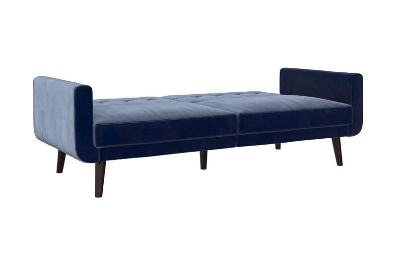 Nola 3-sits Bäddsoffa Sammet/Blå - Dorel Home - Products - Möbler - Soffa - Bäddsoffa - 3 sits bäddsoffa