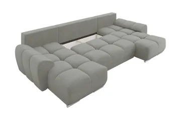 Simerly Bäddsoffa Dubbeldivan 4-sits - Beige - Products - Möbler - Soffa - Bäddsoffa - U bäddsoffa
