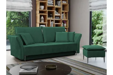 Staffin 3-sits Bäddsoffa Dark green - Products - Möbler - Soffa - Bäddsoffa - 3 sits bäddsoffa