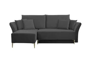 Staffin 3-sits Hörnbäddsoffa Dark grey - Products - Möbler - Soffa - Bäddsoffa - Hörnbäddsoffa
