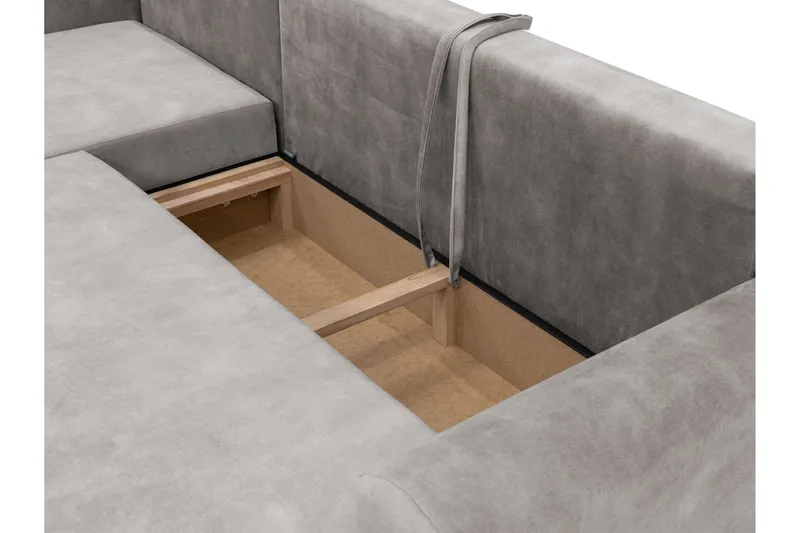 Tacon Bäddsoffa m. Divan 3-sits - Grå/Beige - Products - Möbler - Soffa - Bäddsoffa - Bäddsoffa divan