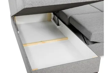 Wilma 6-sits Bäddsoffa - Grå - Products - Möbler - Soffa - Bäddsoffa - Bäddsoffa divan