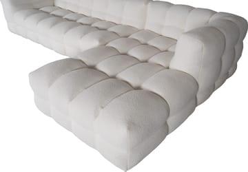 Billy divansoffa offwhite - Bubblig design - 322 cm - Cream - Products - Möbler - Soffa - Divansoffa & schäslongsoffa