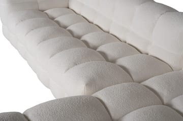 Billy divansoffa offwhite - Bubblig design - 322 cm - Cream - Products - Möbler - Soffa - Divansoffa & schäslongsoffa
