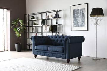 Chesterfield 2-sits soffa blå - Herron - Blå - Products - Möbler - Soffa - Chesterfield soffa