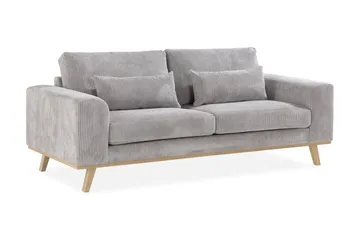 Copenhagen 2-sits Manchestersoffa - Ljusgrå - Products - Möbler - Soffa - 2 sits soffa