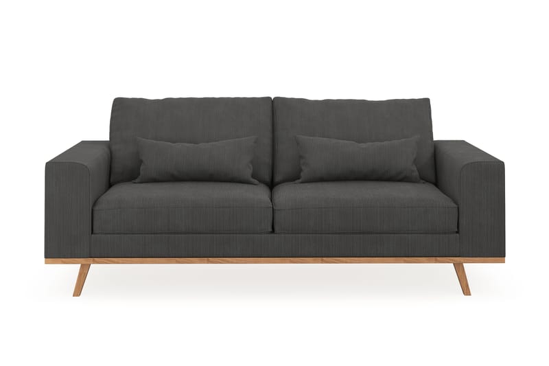 Copenhagen 2-sits Manchestersoffa - Mörkgrå - Products - Möbler - Soffa - 2 sits soffa