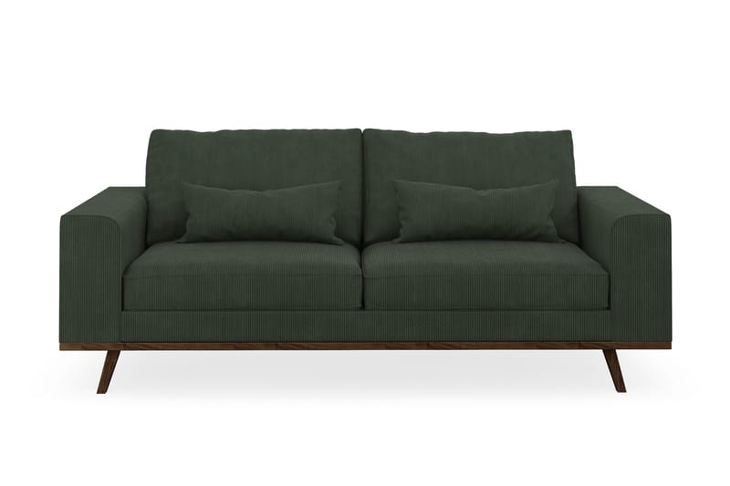 Copenhagen 2-sits Manchestersoffa - Mörkgrön - Products - Möbler - Soffa - 2 sits soffa