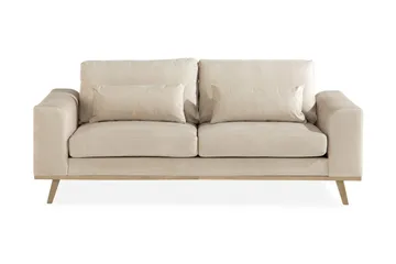 Copenhagen 2-sits Sammetssoffa - Beige - Products - Möbler - Soffa - Sammetssoffa