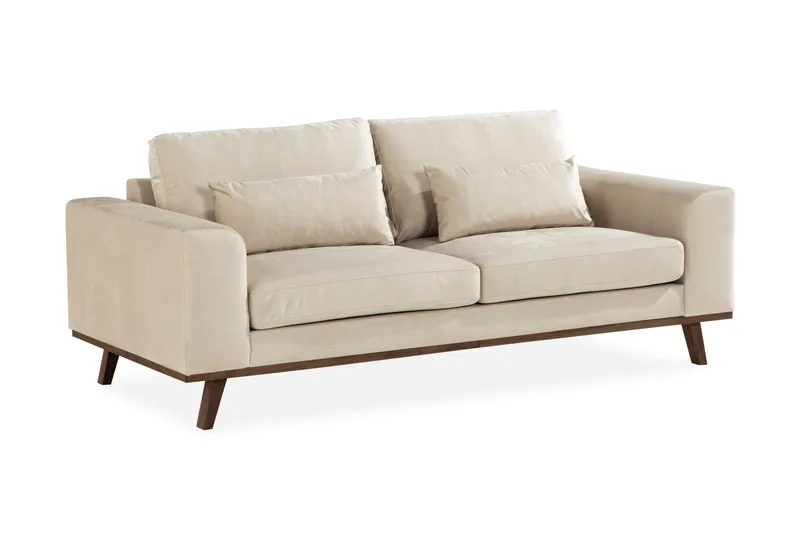 Copenhagen 2-sits Sammetssoffa - Beige - Products - Möbler - Soffa - Sammetssoffa