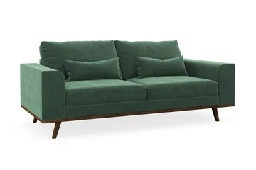 Copenhagen 2-sits Sammetssoffa - Mörkgrön - Products - Möbler - Soffa - Sammetssoffa