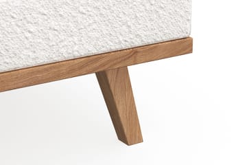 Copenhagen 2-sits Soffa i Bouclé - Vit - Products - Möbler - Soffa - 2 sits soffa