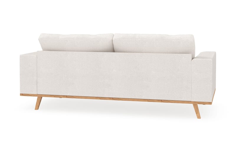 Copenhagen 2-sits Soffa i Bouclé - Vit - Products - Möbler - Soffa - 2 sits soffa