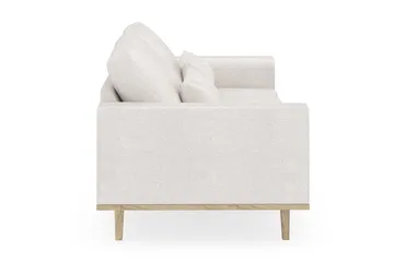 Copenhagen 2-sits Soffa i Bouclé - Vit - Products - Möbler - Soffa - 2 sits soffa