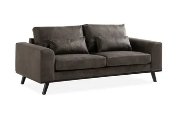 Copenhagen 2-sits Soffa i Konstläder - Mörkgrå - Products - Möbler - Soffa - 2 sits soffa