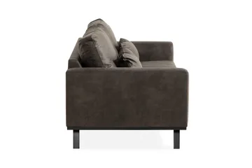 Copenhagen 2-sits Soffa i Konstläder - Mörkgrå - Products - Möbler - Soffa - 2 sits soffa