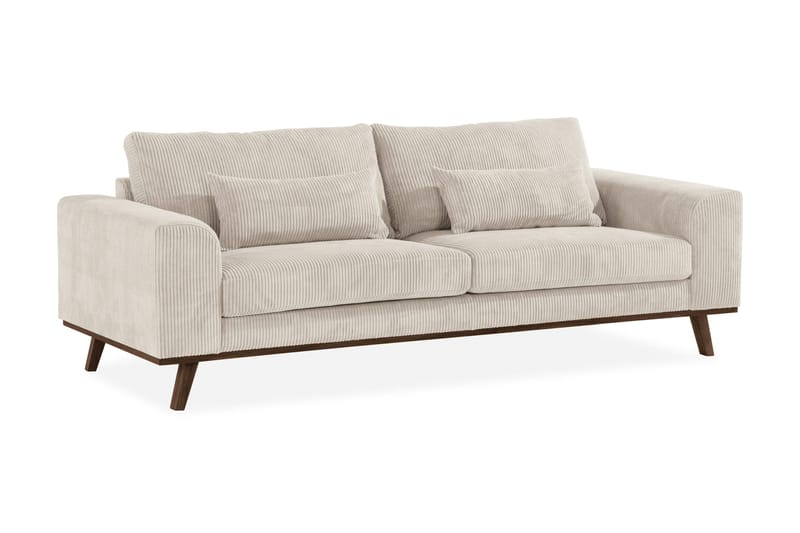 Copenhagen 3-sits Manchestersoffa - Beige - Products - Möbler - Soffa - 3 sits soffa