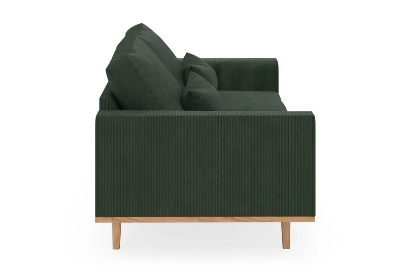 Copenhagen 3-sits Manchestersoffa - Mörkgrön - Products - Möbler - Soffa - 3 sits soffa