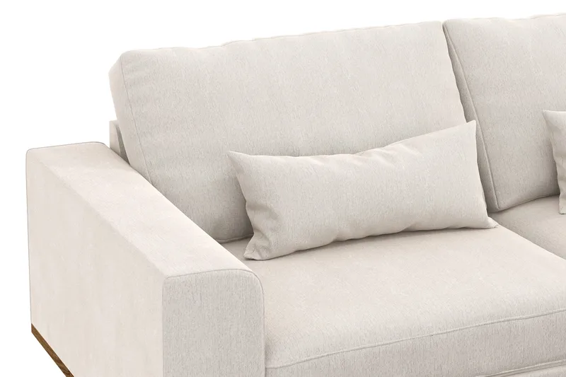 Copenhagen 3-sits Sammetssoffa - Krämvit - Products - Möbler - Soffa - 3 sits soffa