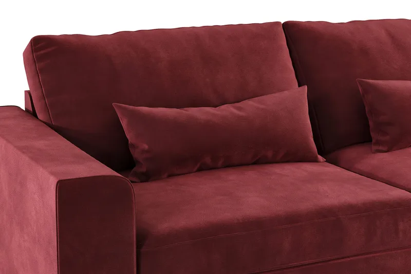 Copenhagen 3-sits Sammetssoffa - Lila - Products - Möbler - Soffa - 3 sits soffa
