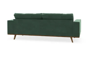 Copenhagen 3-sits Sammetssoffa - Mörkgrön - Products - Möbler - Soffa - 3 sits soffa