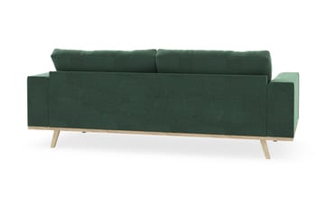 Copenhagen 3-sits Sammetssoffa - Mörkgrön - Products - Möbler - Soffa - 3 sits soffa