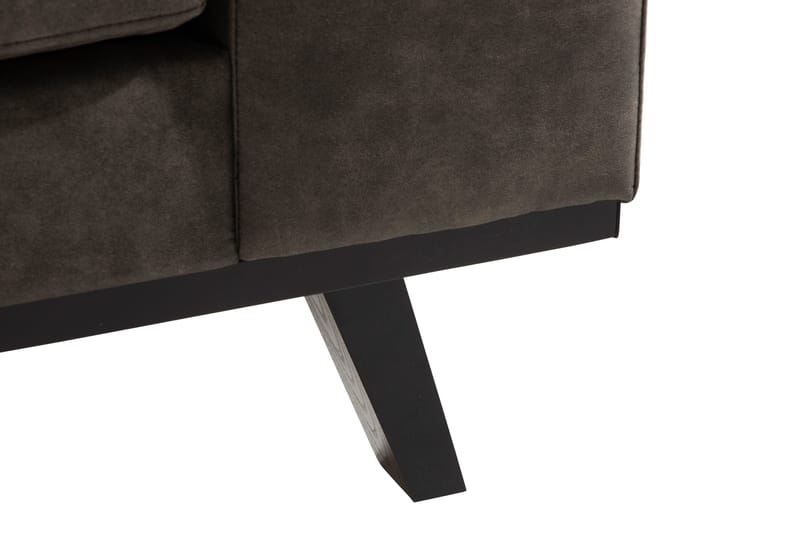 Copenhagen 3-sits Soffa i Konstläder - Mörkgrå - Products - Möbler - Soffa - 3 sits soffa
