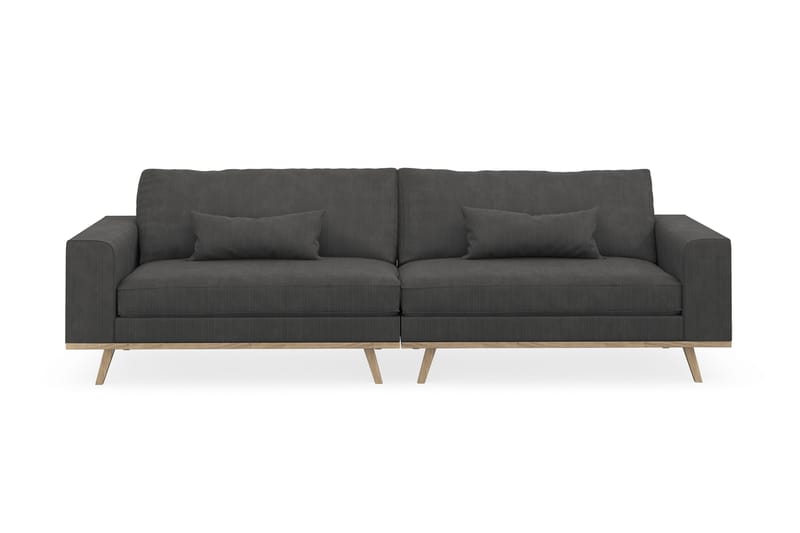 Copenhagen 4-sits Manchestersoffa - Mörkgrå - Products - Möbler - Soffa - 4 sits soffa